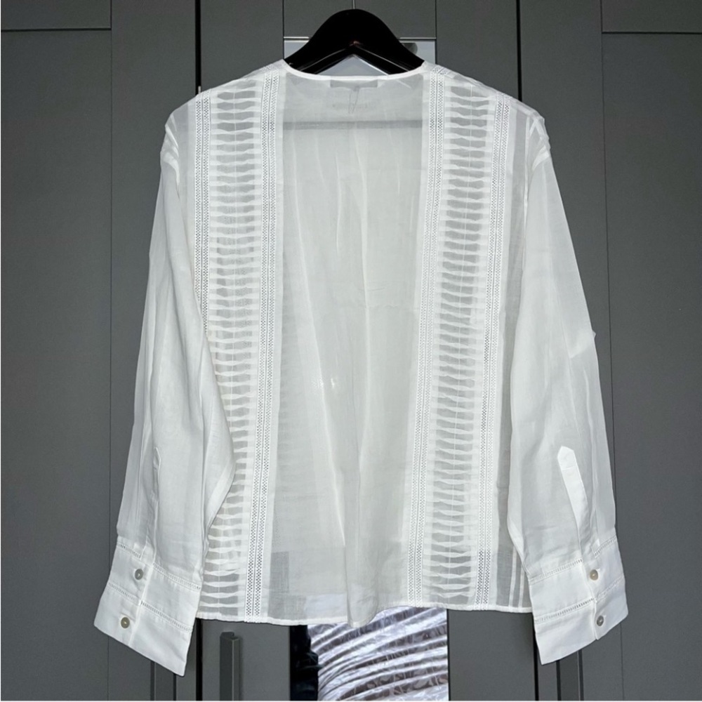 M. Zara SHIRT WITH EMBELLISHED TRIM - Picture 2 of 7
